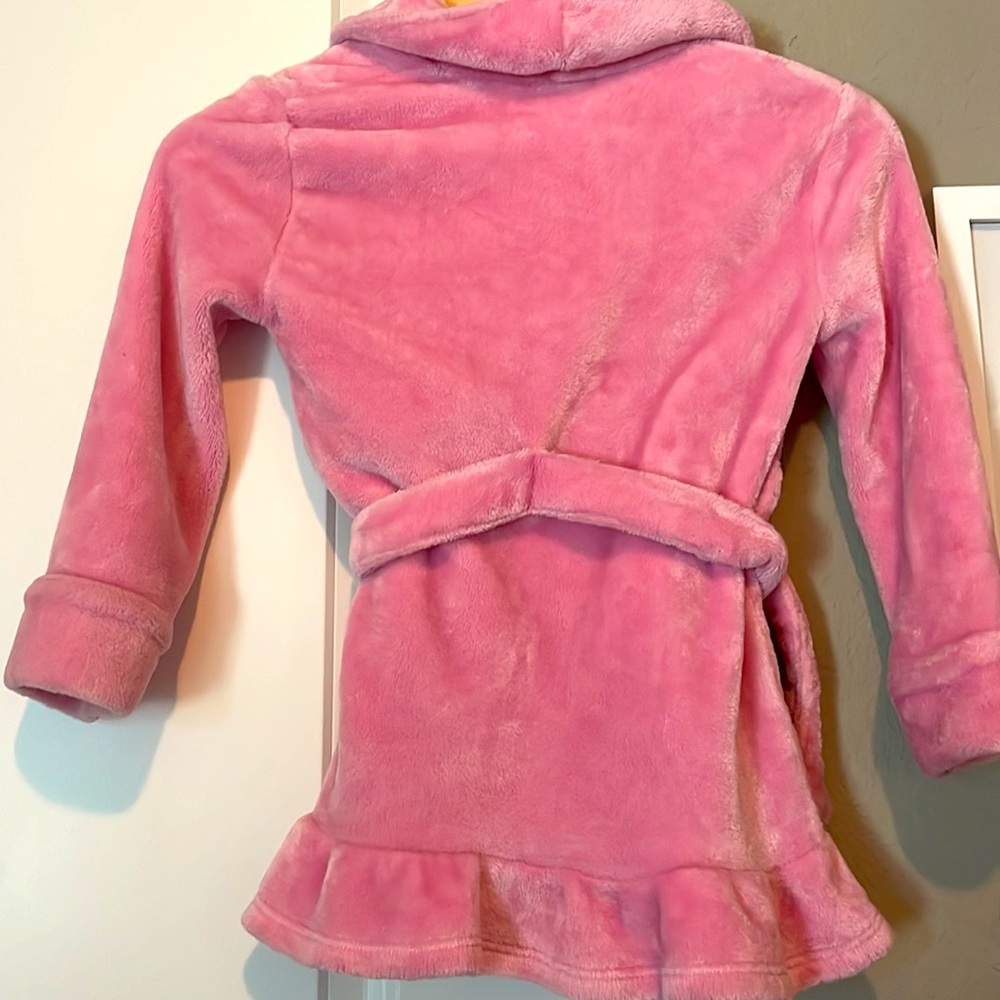 Dreamlife Fluffy Pink Ruffle Robe Size 5 - Picture 4 of 4